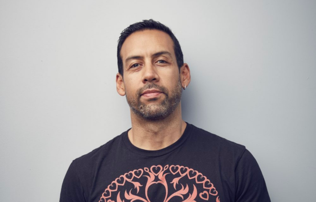 Imagen del baterista mexicano Antonio Sánchez