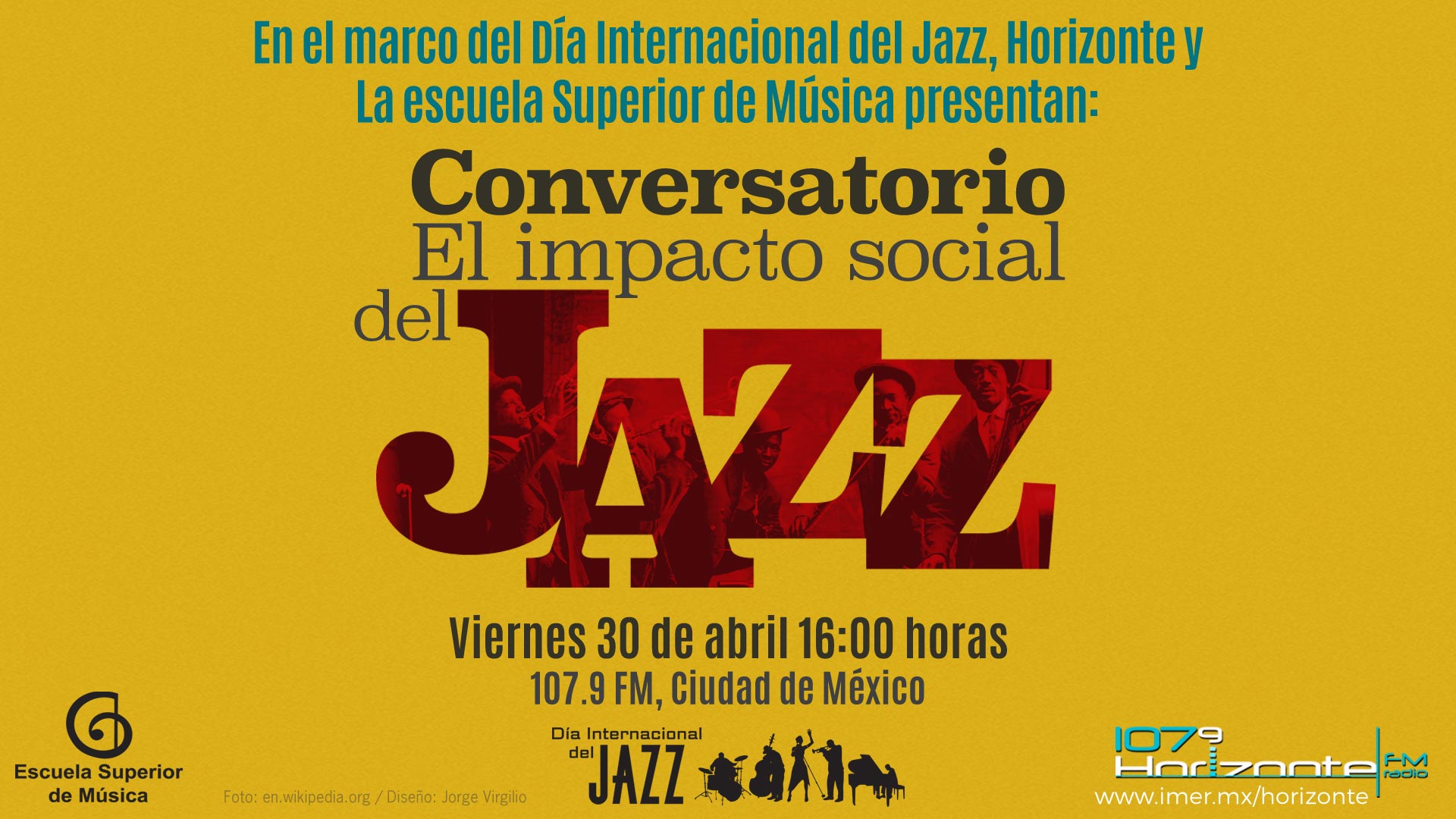 Día internacional del jazz Horizonte 107.9 FM