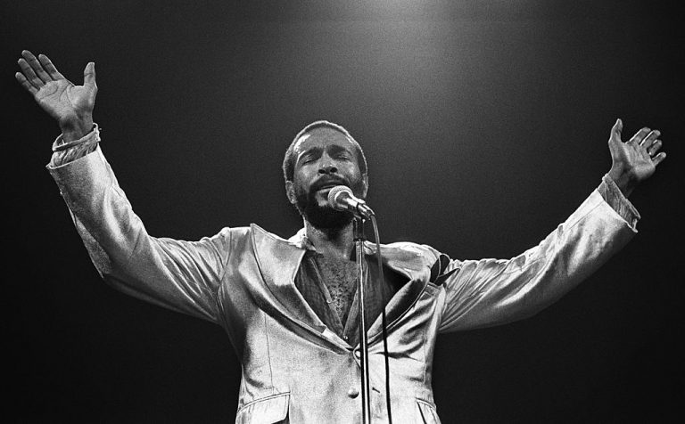 Marvin Gaye Fotografía de Marvin Gaye en concvierto