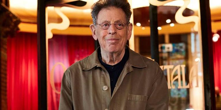 Philip Glass, en el Palau de la Música en mayo de 2019.ALEJANDRO GARCÍA