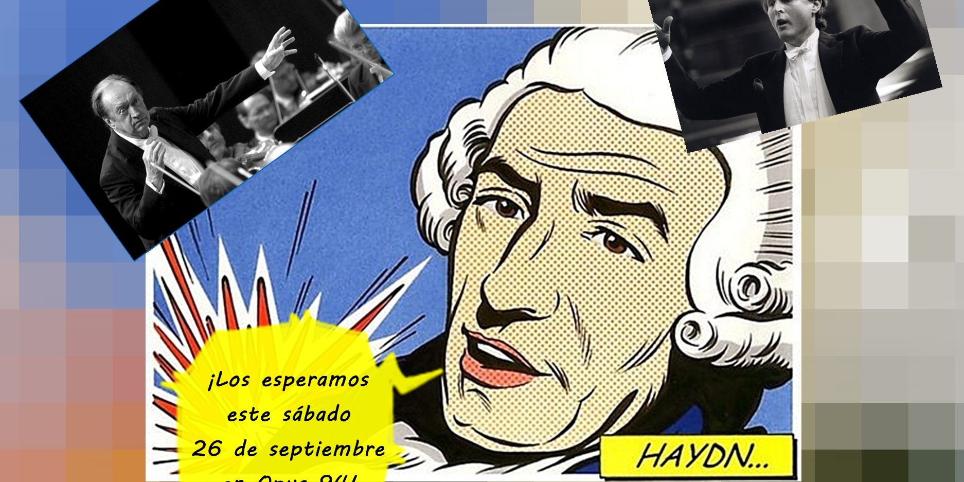 Haydn cartoon comic mosaico 44