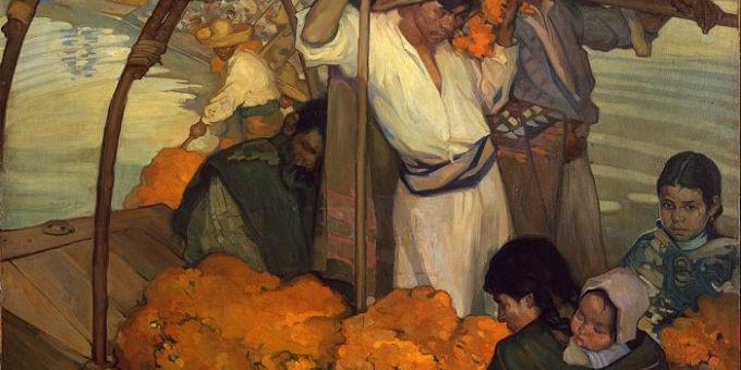 S05 La ofrenda es una de las pinturas más emblemáticas de Saturnino Herrán. Foto Especial