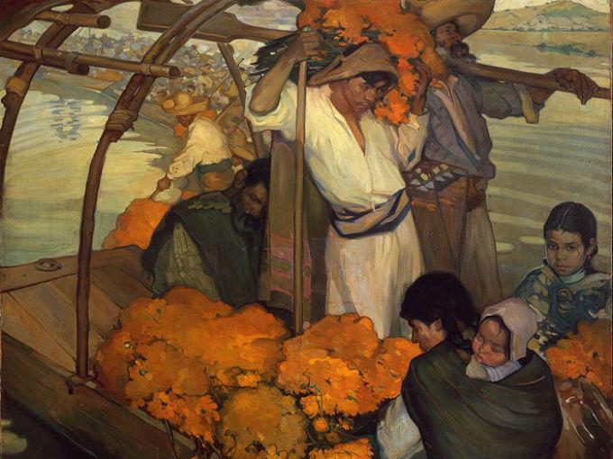 S05 La ofrenda es una de las pinturas más emblemáticas de Saturnino Herrán. Foto Especial