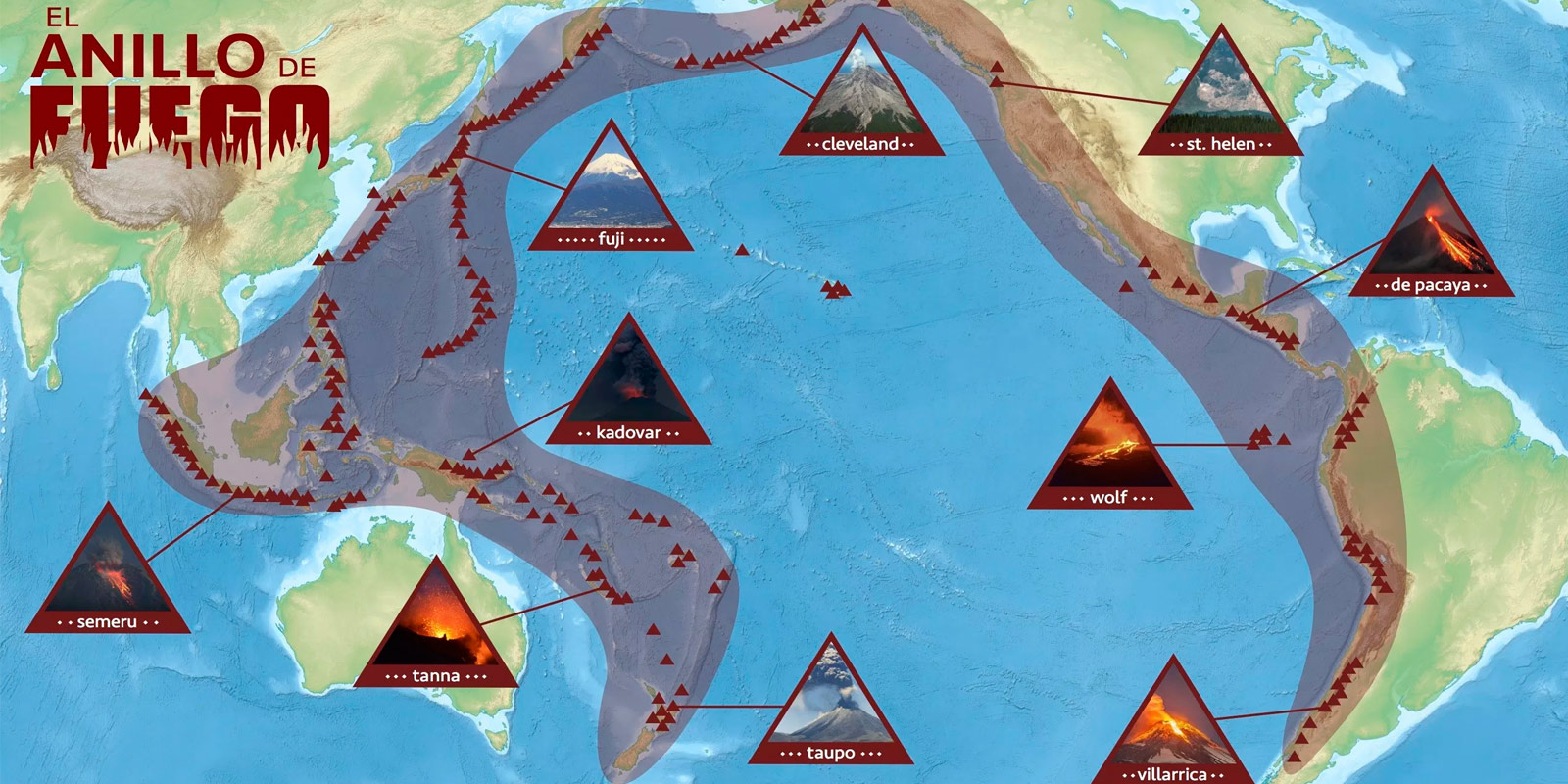 El cinturón de fuego Tropicalísima 1350